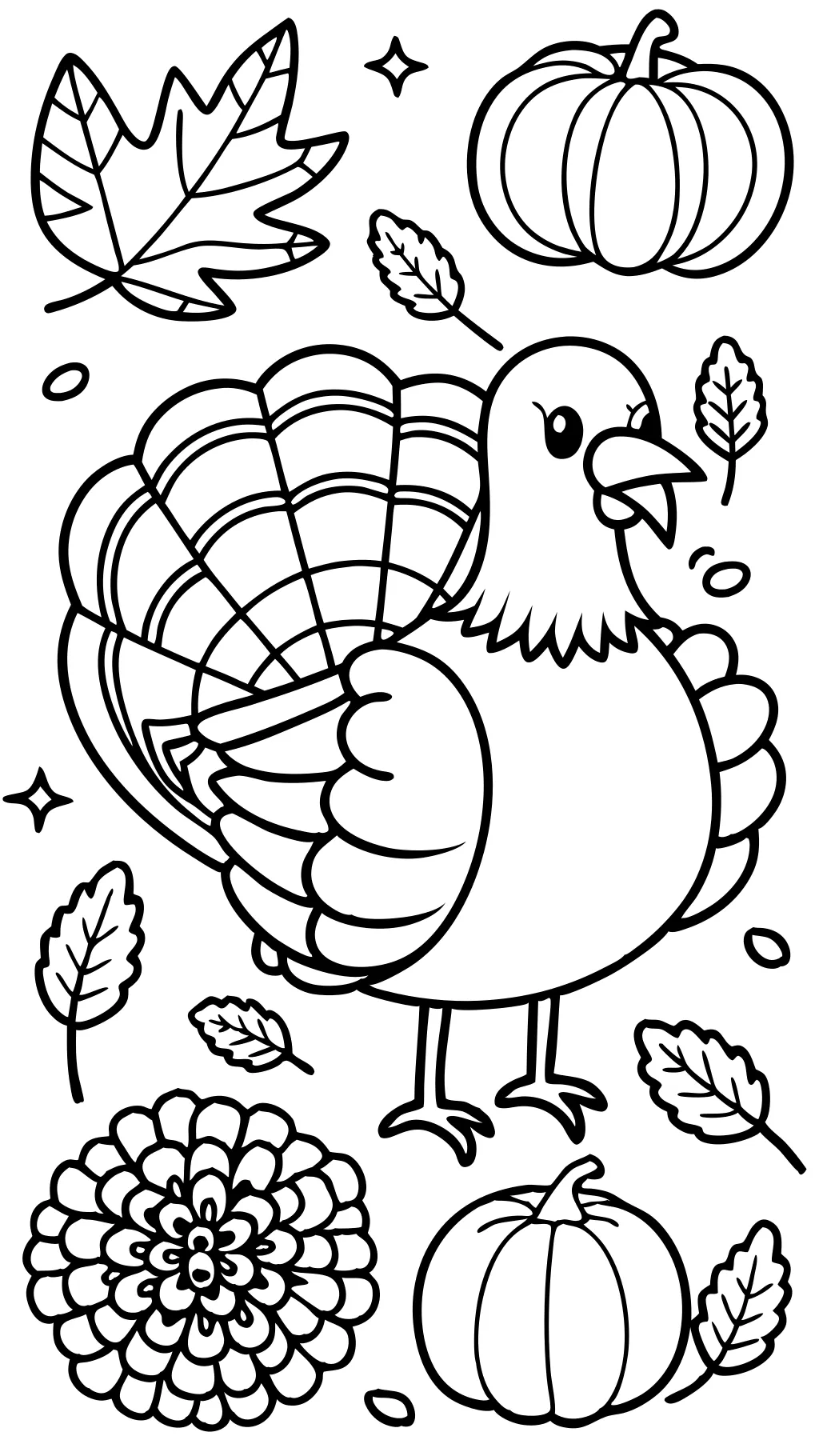 free printable thanksgiving coloring pages